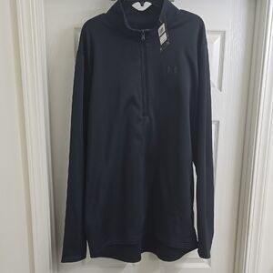 Under Armour Midnight Black Half-Zip Pullover